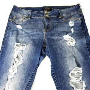 Torrid Premium Jeggings Size 20 R Blue Medium Wash